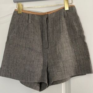 Womens Billy Reid textured shorts with cotton lining